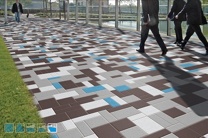 Ultiem mixen in de Texturen Inspirator met kleuren én formaten.