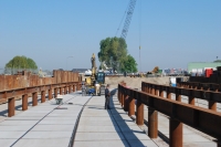 Aanleg spoorwegviaduct Den Bosch