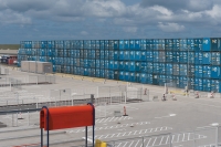 Verkeersgeleiding containerterminal