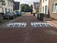 SVT-drempels 20 km/h met straatsteenmotief SVT-drempels 20 km/h met straatsteenmotief