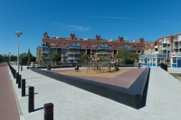 Omranden speelplek Krimpertplein Omranden speelplek Krimpertplein