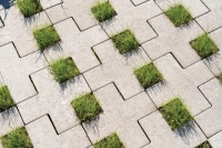 Groenbestrating op parkeerplaats Groenbestrating op parkeerplaats