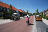 Overrijdbare banden met gitruittegels Overrijdbare banden met gitruittegels