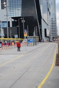 Tijdelijke busbaan CS Tijdelijke busbaan CS