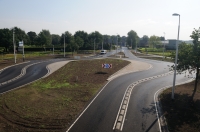 Kluifrotonde met rotondeblokken Kluifrotonde met rotondeblokken