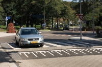 Oversteekplaats met zebrapad Oversteekplaats met zebrapad