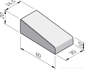 Inritbochtbanden 60x20x30 vl