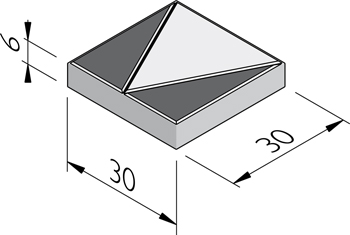 Haaientandtegels 30