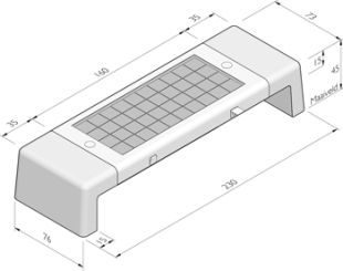 Solar bench