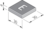 Teksttegels 30x30