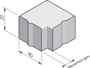 Trottoirband hoekstukken 40x35