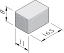 Betonstraatstenen 16,5x11