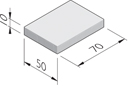 Betonstraatstenen 70x50