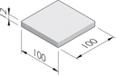 Betonstraatstenen 100x100