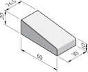 Inritbochtbanden 60x20x30 universeel toepasbaar