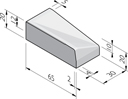 Inritbanden 65x20x30 universeel toepasbaar