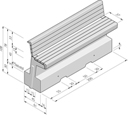 GRS-A1 450 Zit met slanke rug