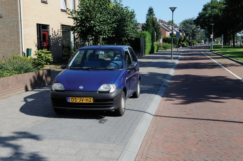 Parkeren op trottoir