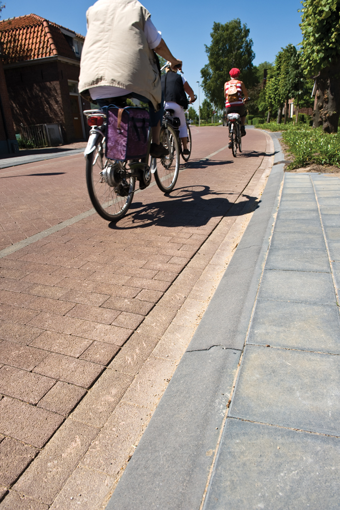 Traditioneel straatwerk dorpskern