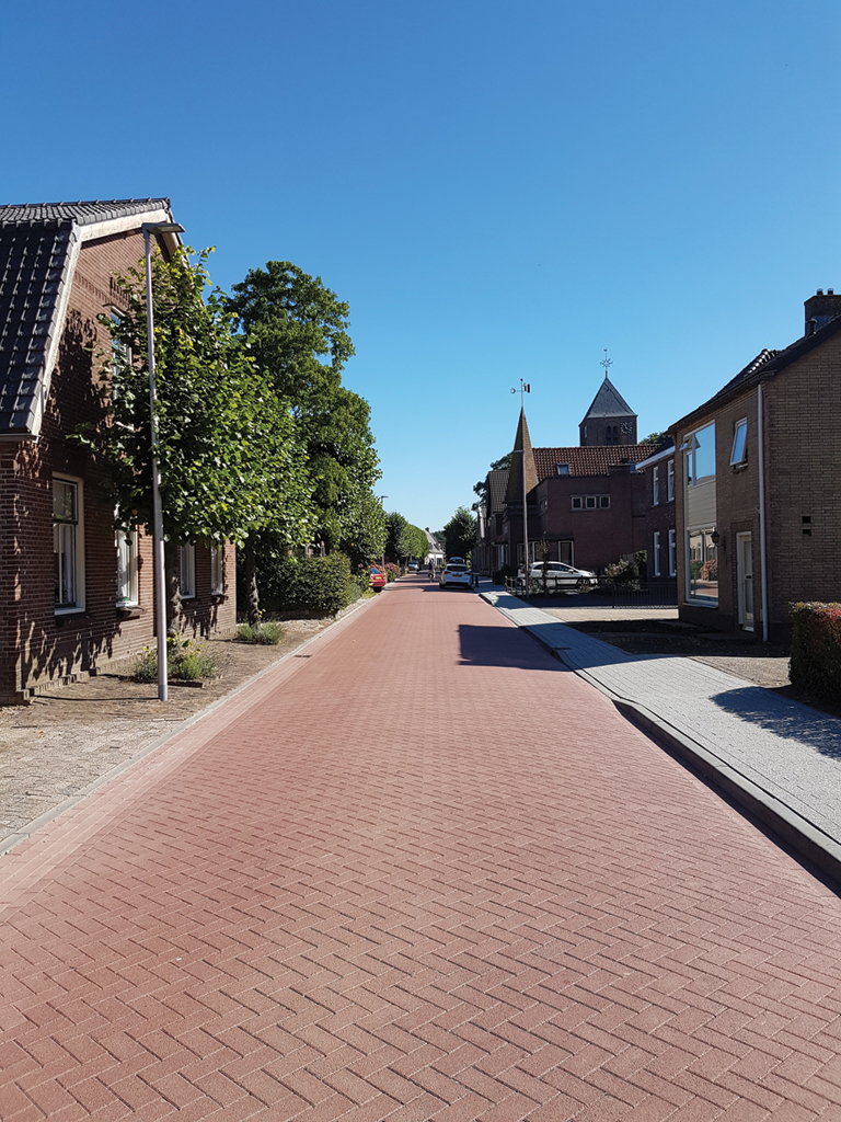 Stille straat Hagestein