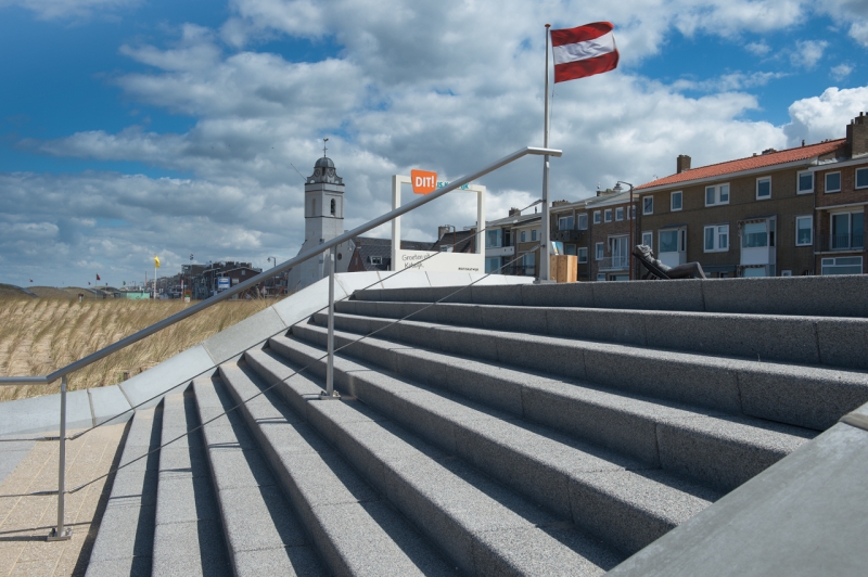 Perlano tegels en maatwerk randen boulevard